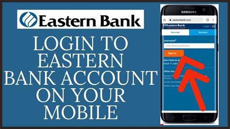 eastern bank login on mobile